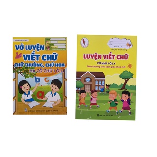 Sách - Combo Luyện viết chữ cỡ nhỏ 1 ô ly theo chương trình sách giáo khoa mới + Vở luyện viết chữ chữ thường chữ hoa