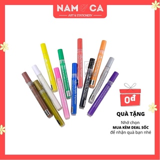 Bút sơn acrylic Flysea 1026 bán lẻ nhiều màu vẽ vải canvas, vẽ giày, quần áo, graffiti