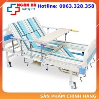 Giường bệnh nhân, giường y tế, giường y tế đa năng Akiko A85 có bô vệ sinh, bàn ăn - inbox với shop trước khi đặt hàng
