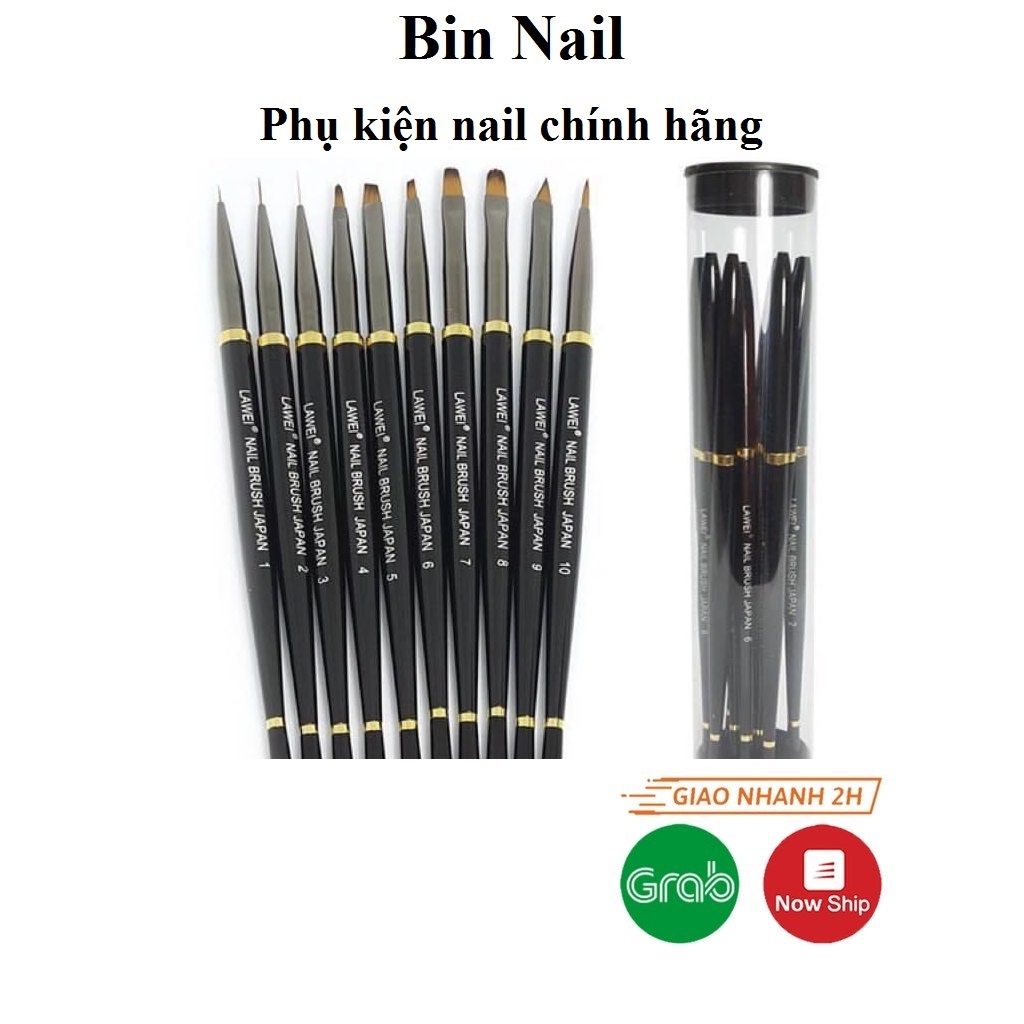 Sét cọ cao cấp 10 cây Lawei