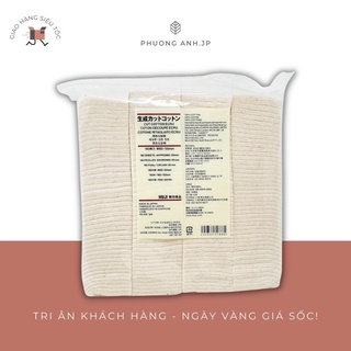 [NỘI ĐỊA NHẬT] Bông Tẩy Trang MUJI Hữu Cơ Nhật Bản | Tẩy Trang MUJI Organic Cotton (Nhiều Loại)