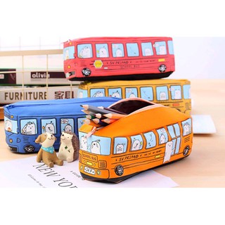 Hộp bút chì hình xe bus phong cách Hàn quốc