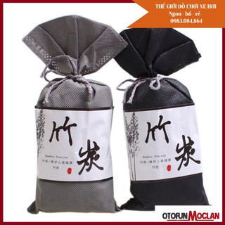 Túi than tre hoạt tính Bamboo Carbon hút ẩm hút mùi loại bỏ khí độc xe hơi và nhà cửa