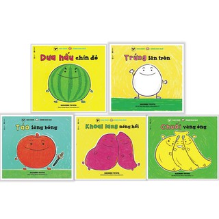Sách Combo Ehon Đặc Sắc Dành Cho Bé 3+ Dạo Chơi Cùng Hoa Quả (Trọn Bộ 5 Cuốn)