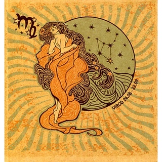 Sổ tay 12 cung hoàng đao Virgo- cung Xử nữ 13x13cm
