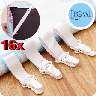 Combo Bộ 16 Đai Kẹp Dây Chằng Góc Nệm Giúp Cố Định Ga Drap Trải Giường Legaxi GH03
