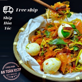 [BÁN LỖ LẤY 5*]Bánh tráng trộn tép hành kèm nước sốt thần thánh Ăn Vặt 86