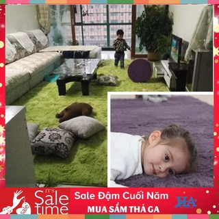 THẢM LÔNG XÙ TRẢI SÀN KHÔNG THẤM NƯỚC 1.6 * 2M GDTHUC2S