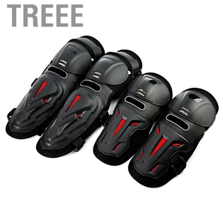 Set 4 Miếng Đệm Bảo Vệ Đầu Gối Chống Ngã Khi Đi Xe Mô Tô