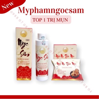 Ngọc Sâm Bộ mặt nạ gói ngừa mụn trắng da