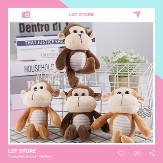 Móc khóa hình gấu treo balo túi xách siêu cute LOTSTORE MK28