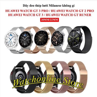 Dây đeo thép lưới nam châm Milanese Huawei Watch GT 3 PRO/GT 3/GT2 PRO/GT RUNER