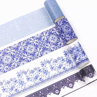 (Chiết) 4 mẫu băng dính washi tape hoạ tiết đặc biệt