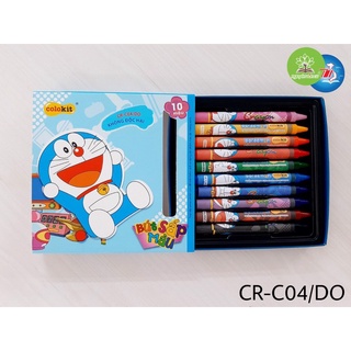 Bút sáp màu doremon đủ màu cưng xỉu