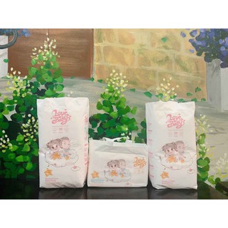 ⚡𝐅𝐑𝐄𝐄𝐒𝐇𝐈𝐏⚡ Tã/bỉm quần hữu cơ cao cấp Love Baby đủ size M46 L42 XL38 XXL32 - thương hiệu từ Anh quốc