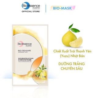 [HB Gift] Mặt nạ dưỡng trắng chuyên sâu Bio-Essence chiết xuất Yuzu 20ml