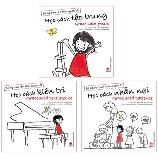 Sách - Bé ngoan rèn thói quen tốt - Song ngữ cho bé (Bộ 3 quyển)