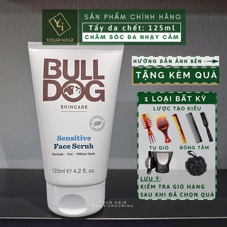 Kem tẩy da chết cho da nhạy cảm Bulldog Sensitive Face Scrub - 125ml