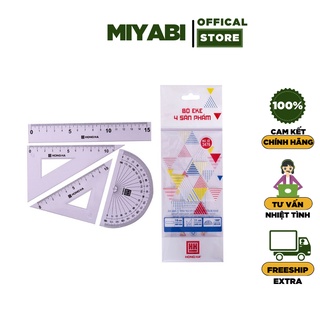 bộ eke Hồng Hà 3476 ( 4 chi tiết)