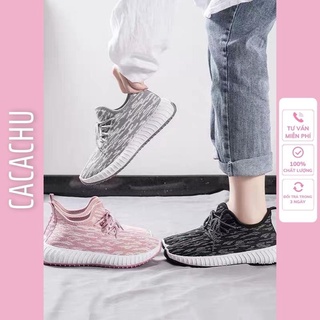 Giày thể thao nữ đi chạy bộ nhẹ êm siêu tôn dáng giá rẻ CACACHU G030, 100% chất liệu cotton vải thoáng khí siêu bền