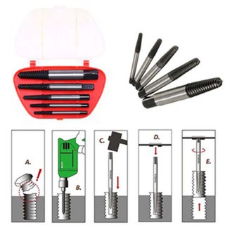 Bộ 5 Mũi Tháo Bu Lông Ốc Vít Gãy