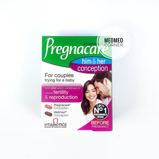 Viên uống tăng khả năng thụ thai Pregnacare him &amp; her conception Anh