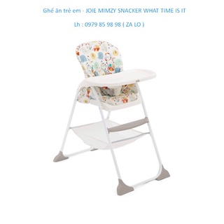 Ghế ăn trẻ em - JOIE MIMZY SNACKER WHAT TIME IS IT