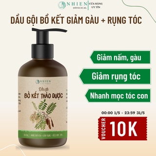 Dầu gội bồ kết thảo dược cô đặc giảm gàu, ngăn rụng tóc, kích mọc tóc