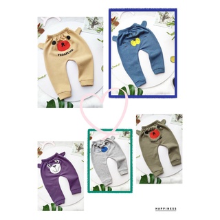 Quần Dài Nỉ Lót Lông Tai Thú, Quần Nỉ Bông In Mông BABYKIDSHOP (QATE16)