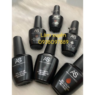 Sơn gel ASCHÍNH HÃNG dung tích 15ml, chai đen hàng loại 1, sơn lâu bông tróc, cọ mềm dễ sơn, sản phẩm chuyên nghiệp