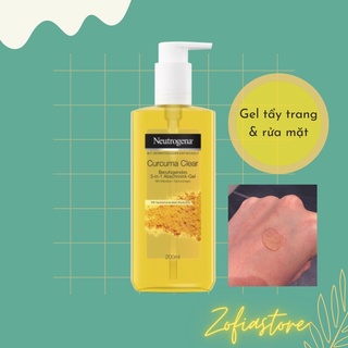 GEL TẨY TRANG NGHỆ Neutrogena Curcuma Clear B