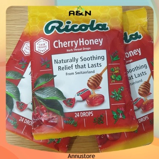 Kẹo ngậm Ricola hương mật ong cherry - 24 viên