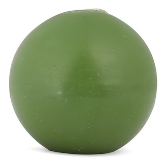 Nến thơm banh tròn D7 Miss Candle MIC4541 7 cm (Xanh lá, hương trà xanh)