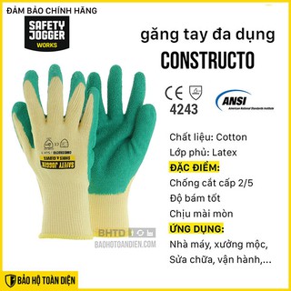 Găng bảo hộ đa dụng Jogger Constructo | Găng chống cắt cấp độ 2 | Găng chống dầu nhớt | Găng cơ khí, găng kỹ sư