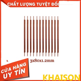 Kim hàn cell pin 2 đầu chuyên nghiệp cho máy hàn pin 18650 3*80*1.2mm LOẠI XỊN