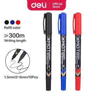 [Mã LIFEB04ALL giảm 10% tối đa 15K đơn 0Đ] 1 CÂY Bút lông dầu ngòi nhỏ Deli 6824