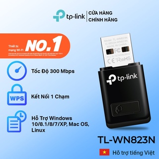Thiết bị mạng USB wifi TP-Link TL-WN823N-Đen
