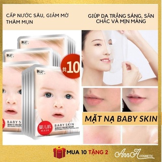 Mặt Nạ Baby Skin Nội Địa Trung Dưỡng Ẩm Da Làm Săn Chắc Mịn Màng Da Hankey- AnnA.40.Cosmetic