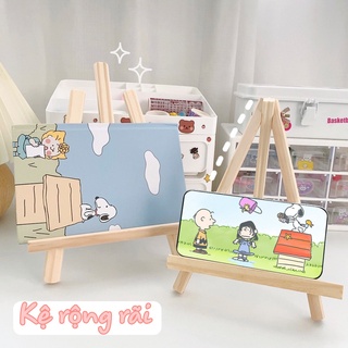 Giá Đỡ Sách/Bảng Tên Để Bàn Bằng Gỗ Mini 15-20cm Tiện Dụng