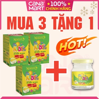 [MUA 3 TẶNG 1] Nước yến cho bé Nunest Kid vị chuối, tăng cường sức khỏe, hỗ trợ tiêu hóa.