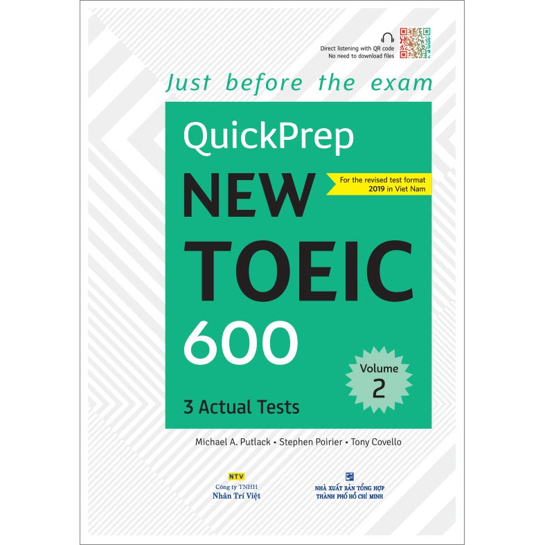 Sách - QuickPrep New TOEIC 600 - Volume 2 (kèm CD)