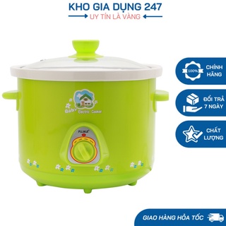 Nồi Nấu Cháo Chậm - Nồi Kho Cá, Ninh Xương - Nồi Hầm Đa Năng Lõi Sứ Bảo Hành 12 Tháng