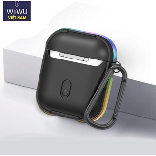 Ốp viền kim loại chống sốc Wiwu DEFENSE CASE cho Air-pod pro, airpod 3 hàng cao cấp chính hãng