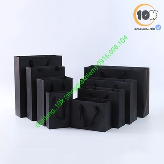 Túi giấy Kraft quai vải đựng quà tặng chất liệu đẹp