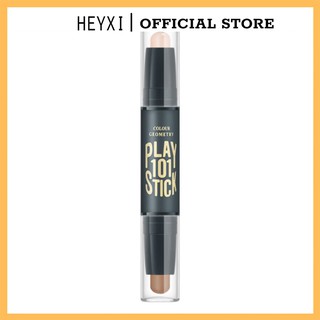 LAMEILA 1002 Bút Tạo Khối Và Che Khuyết Điểm 2 Đầu Lameila Contour &amp; Highlight Stick MÀU L1002