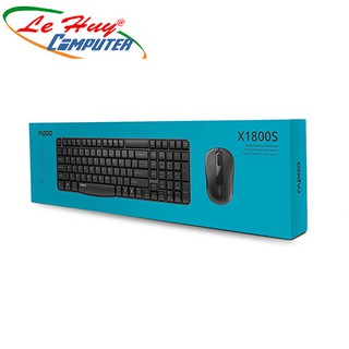 Bộ Bàn Phím Chuột Không Dây Rapoo X1800 Pro Hàng Chính Hãng
