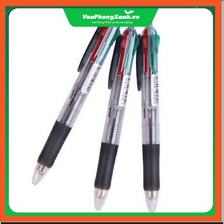 Bút bi 4 ngòi 4 màu M&amp;G BP 8030 (1 Chiếc) - Xanh lá/Xanh dương/Đen/Đỏ