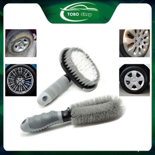 Chổi cọ vành xe ô tô, chổi cầm tay cọ lazang, cọ vành vệ sinh rửa lốp xe ô tô