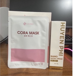 kem face nano huyền phi tặng mặt nạ cora mask
