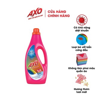 Nước Tẩy Quần Áo Màu AXO Hương Hoa Đào Chai 1.8L